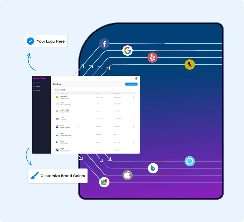 Phone showing local Google Maps pins illustrating local search visibility